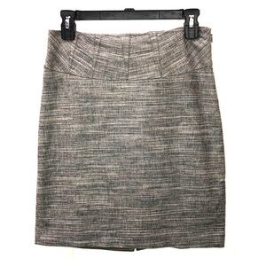 2/$30 The Limited - Gray Textured Pencil Skirt – Size 4 Work Office Career Skirt